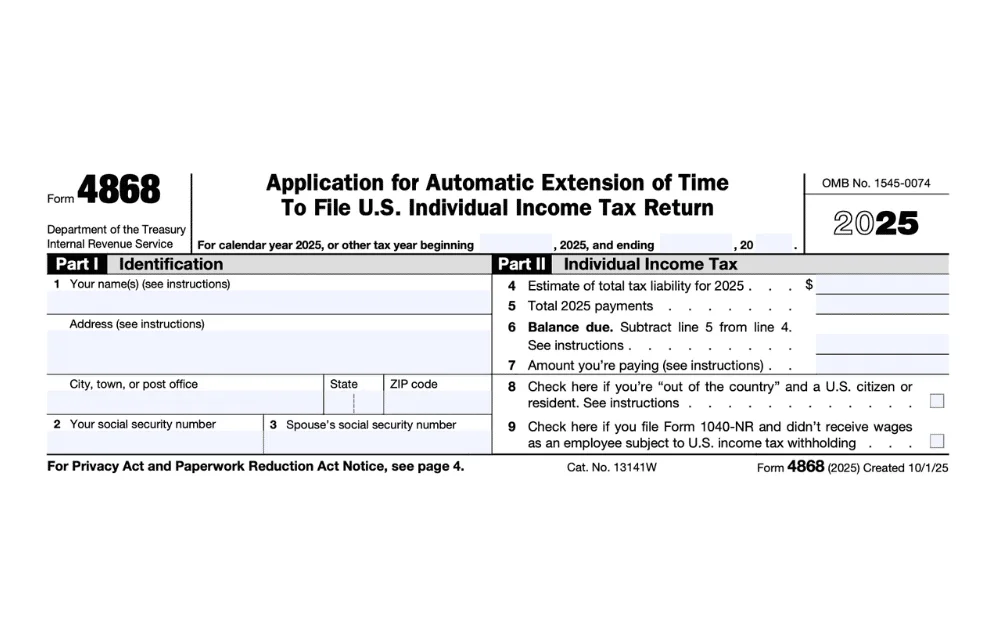IRS Form 4868 for Expats Explained: How to Extend Your Tax Deadline