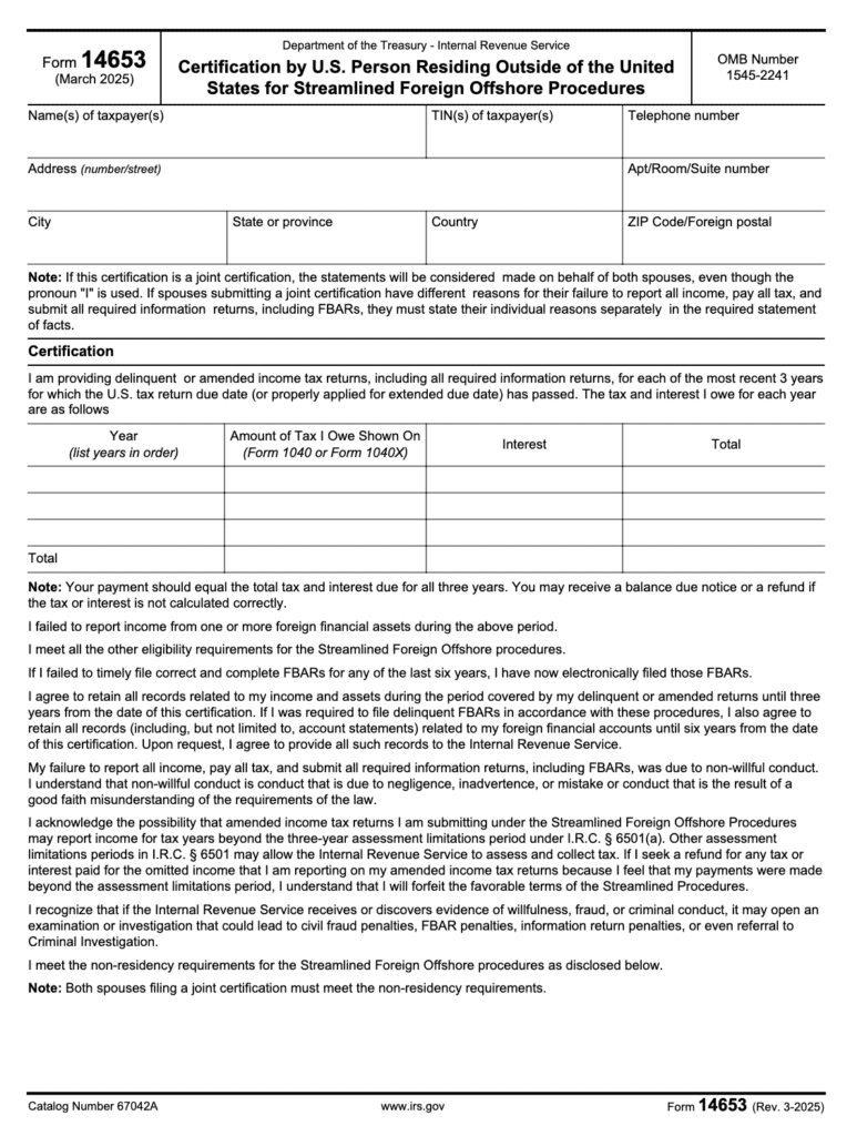 Form 14653