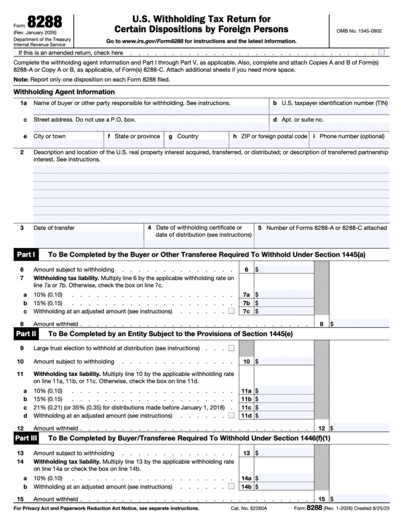 Form 8288