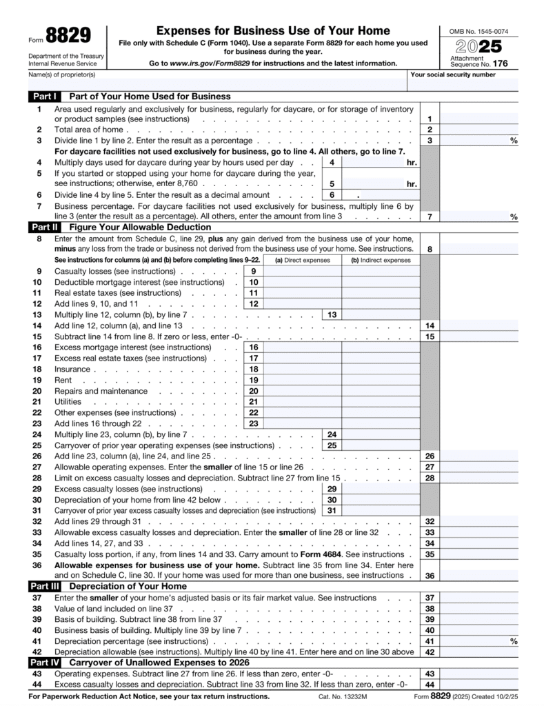 Form 8829