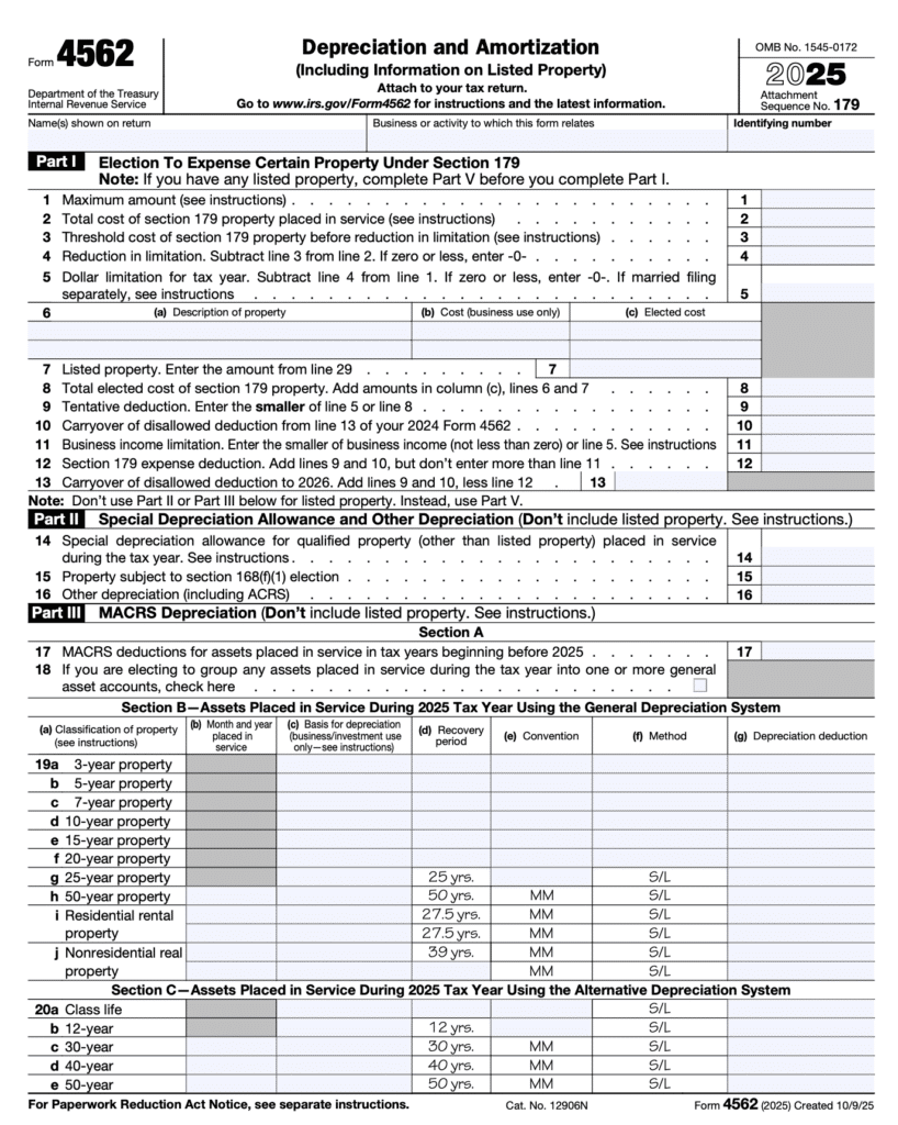 Form 4562