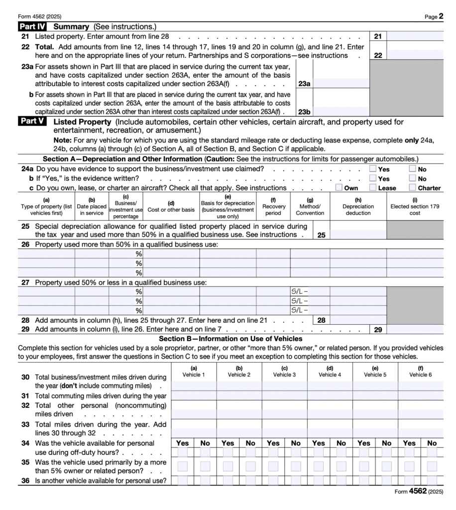 Form 4562